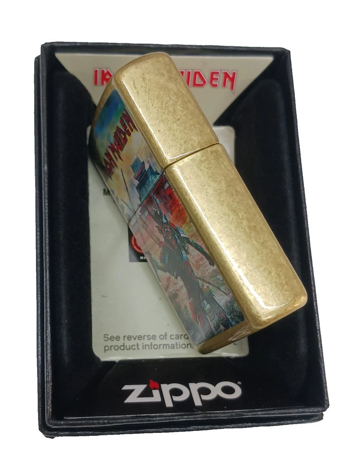 Zippo Iron Maiden Design, Street Brass Lighter #46988