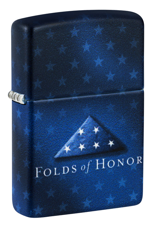 Zippo Folds of Honor Star-Studded Design, 540 Matte Finish Lighter #46766
