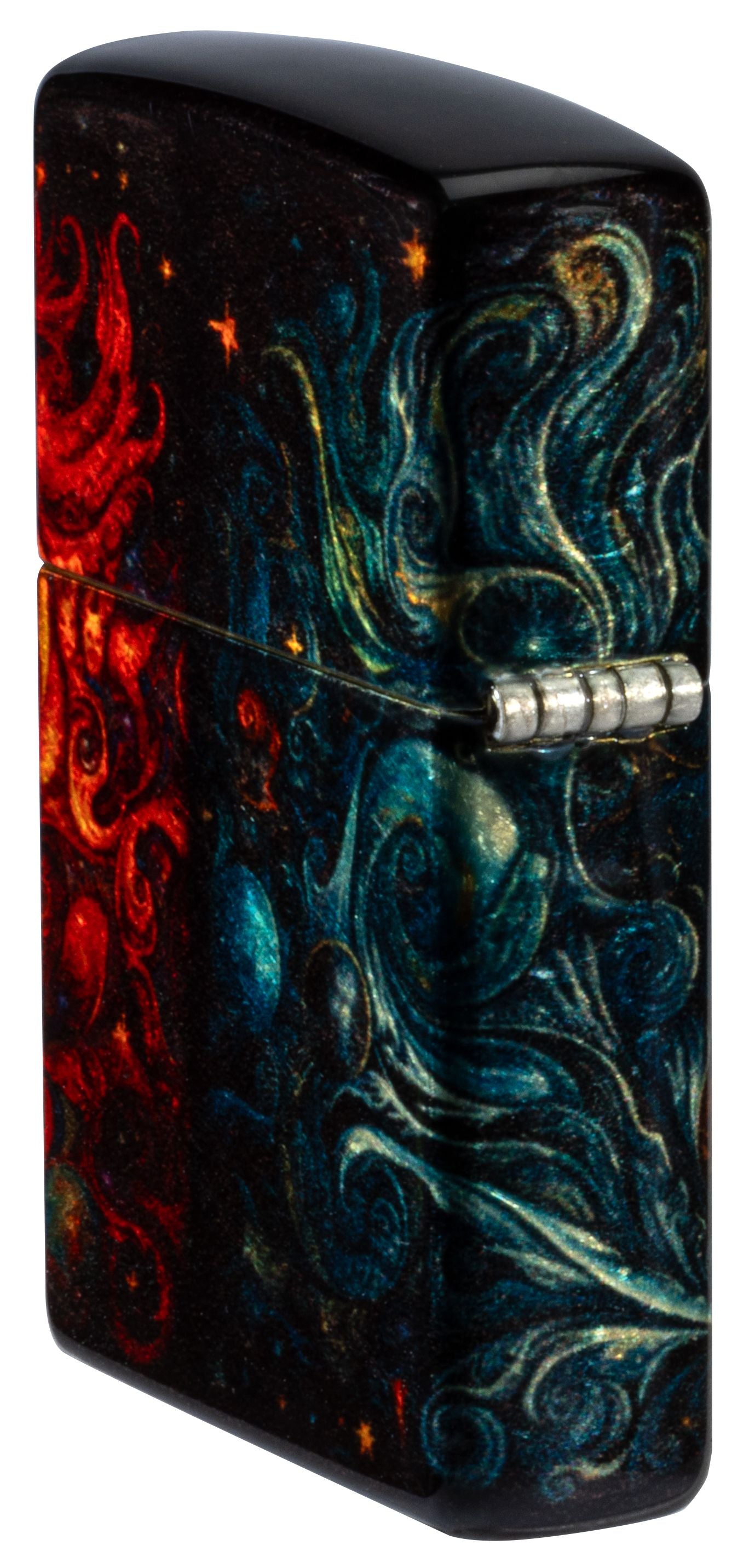 Zippo Spiritual Sun and Moon Design, 540 Tumbled Brass Fusion Lighter #46563