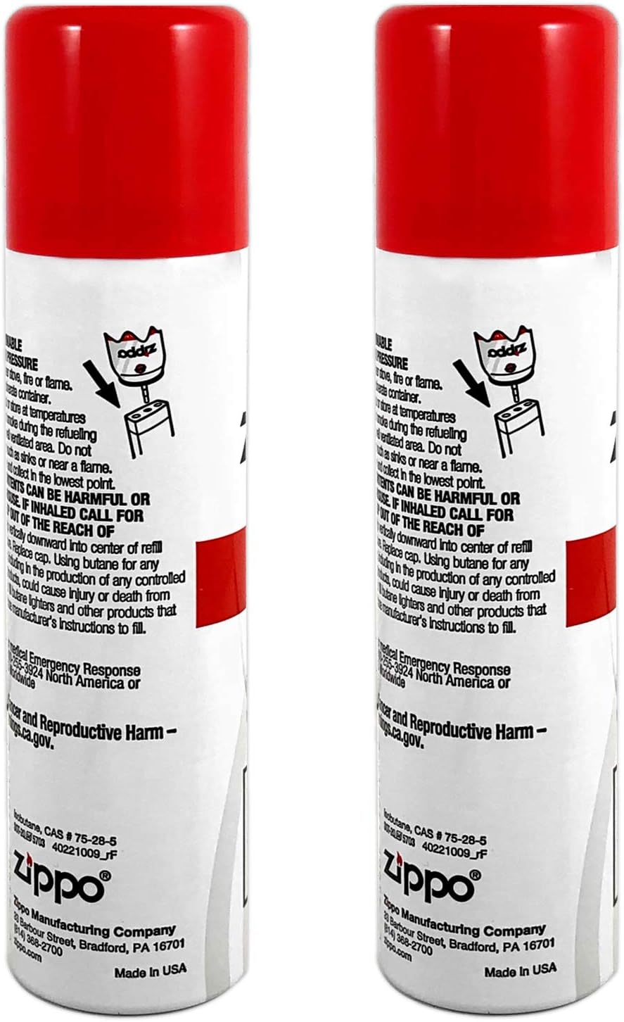 Zippo Premium Butane Fuel, 75 ml (2-Pack) #3807_2