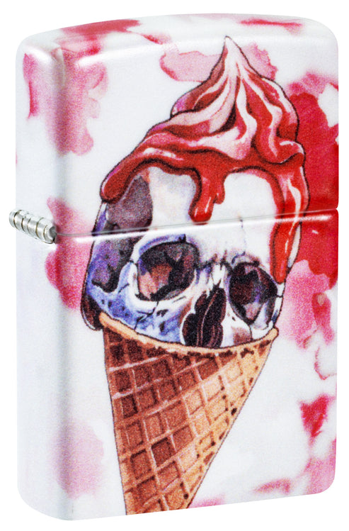 Zippo I Scream Cone Design, 540 Matte Finish Lighter #46748