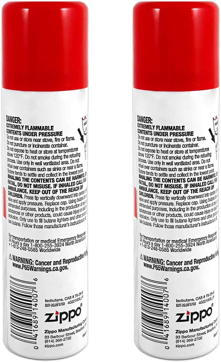 Zippo Premium Butane Fuel, 75 ml (2-Pack) #3807_2