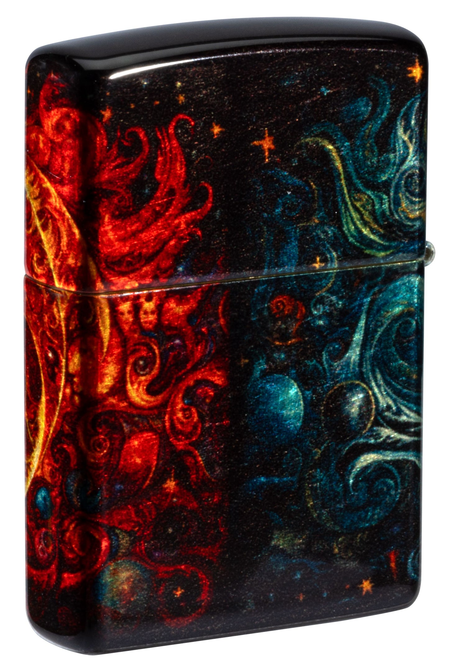 Zippo Spiritual Sun and Moon Design, 540 Tumbled Brass Fusion Lighter #46563