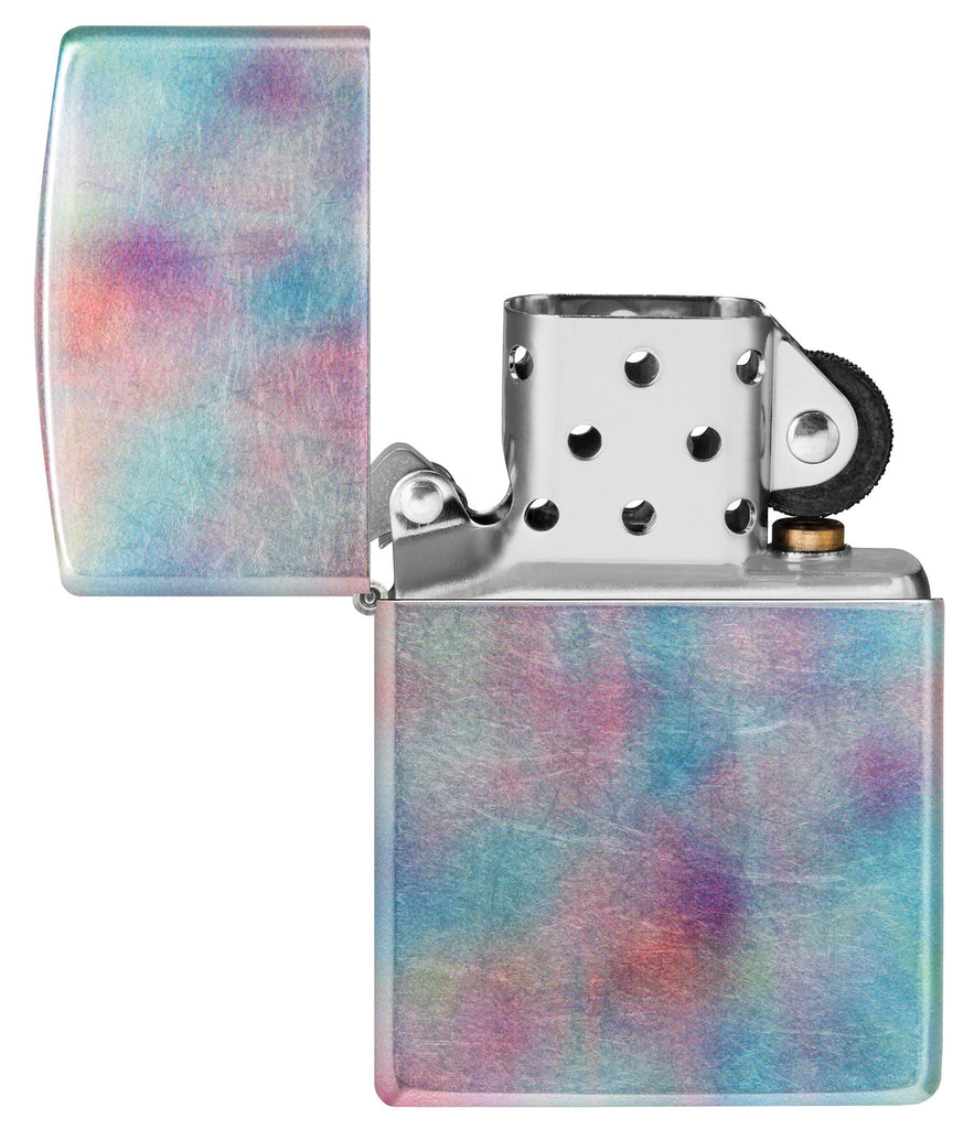 Zippo Holographic Design 540 Fusion Tumbled Chrome Lighter #48511