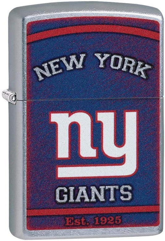 Zippo NFL New York Giants, Street Chrome Finish, Windproof Lighter #29954