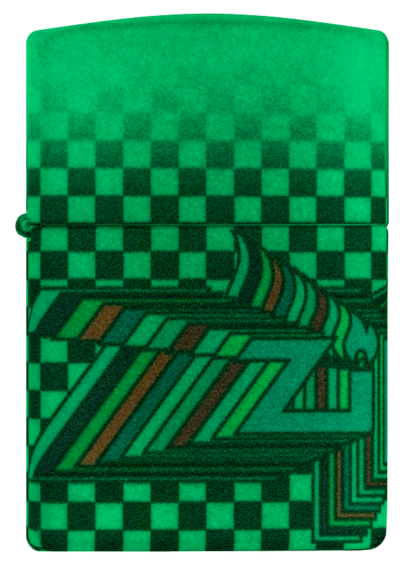 Zippo Nostalgia Retro Logo 540 Glow-In-The-Dark Lighter #48504