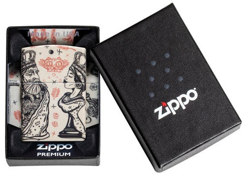 Zippo Checkmate Chess 540 Design Lighter #46029