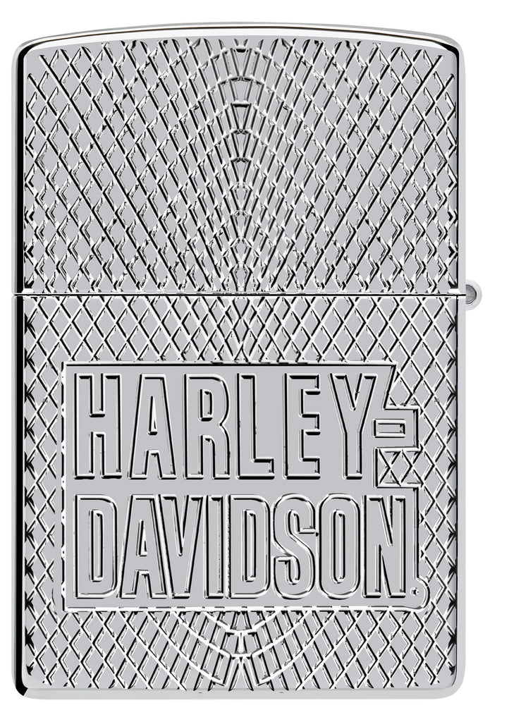 Zippo Harley Davidson 2024 Collectible High Polish Chrome Armor Lighter #46022