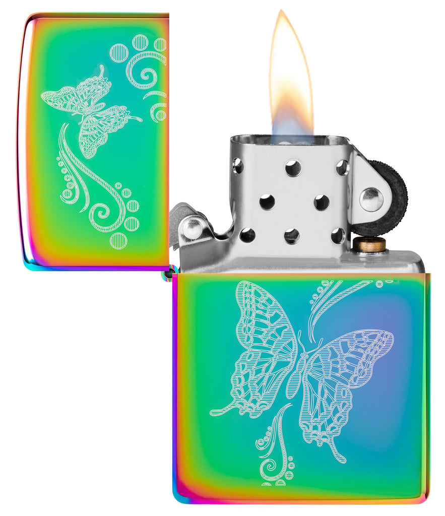 Zippo Butterfly Design, Multi Color Lighter #46125