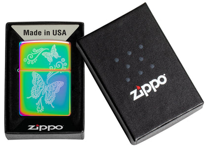 Zippo Butterfly Design, Multi Color Lighter #46125