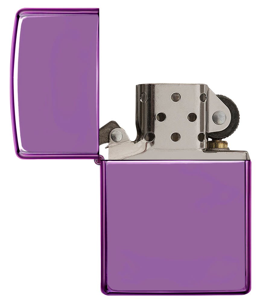 Zippo Classic High Polish Purple Lighter Base Model #24747