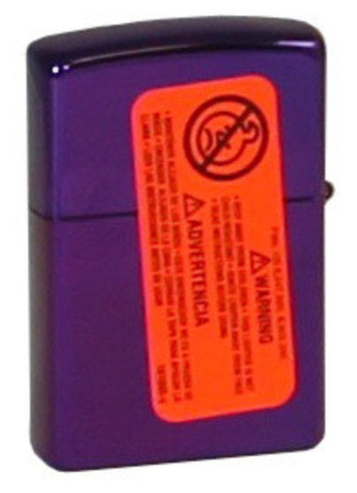 Zippo Classic High Polish Purple Lighter Base Model #24747