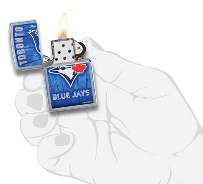 Zippo MLB Toronto Blue Jays Baseball Team, Street Chrome Lighter #29970