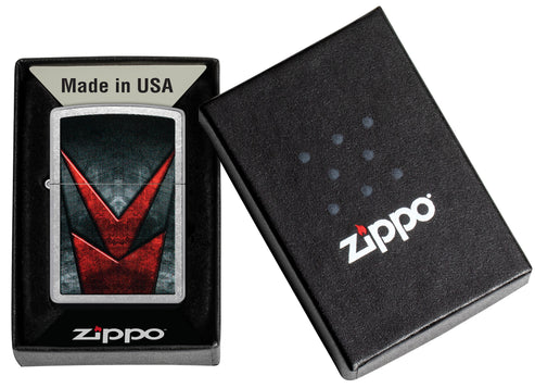 Zippo Metallic Pattern Design, Street Chrome Lighter #46163