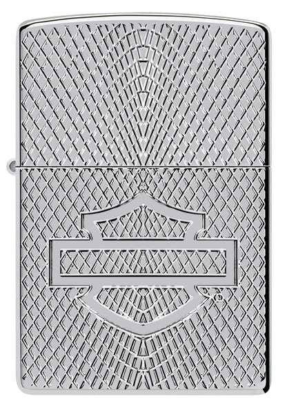 Zippo Harley Davidson 2024 Collectible High Polish Chrome Armor Lighter #46022