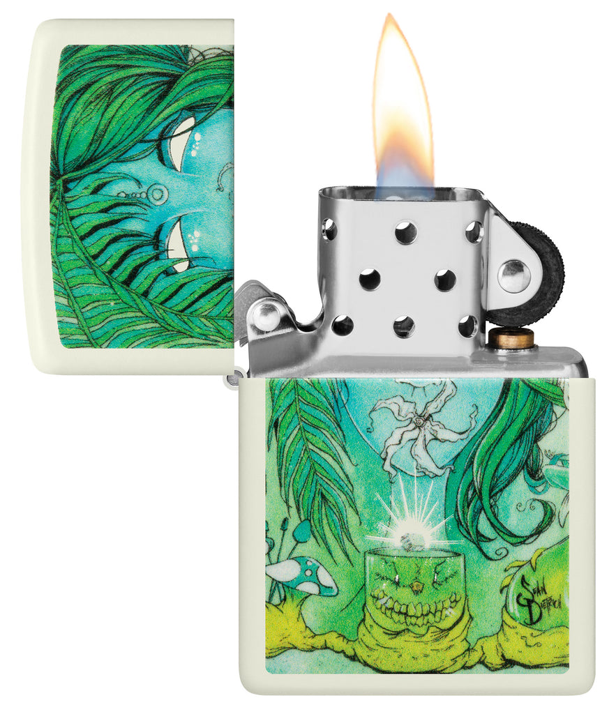 Zippo Sean Dietrich Sugar Cube Glow-in-the-Dark Lighter #48995