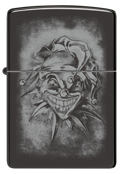 Zippo Clown Design, High Polish Black Lighter #48914