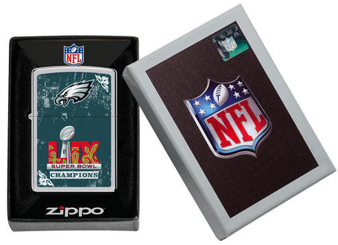 Zippo NFL Super Bowl LIX Champions Philadelphia Eagles Lighter #46773