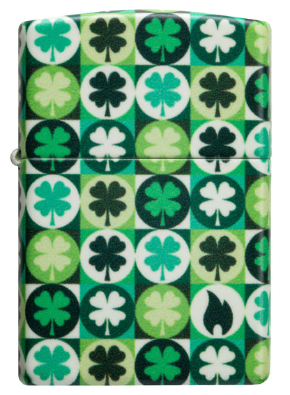 Zippo Clover Design, 540 Glow-In-The-Dark Design Lighter #46015