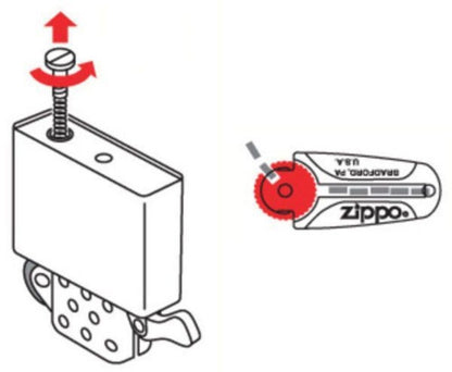 Zippo (1) 6-Piece Flint Dispenser for Zippo Lighters, Bagged #2406C_1