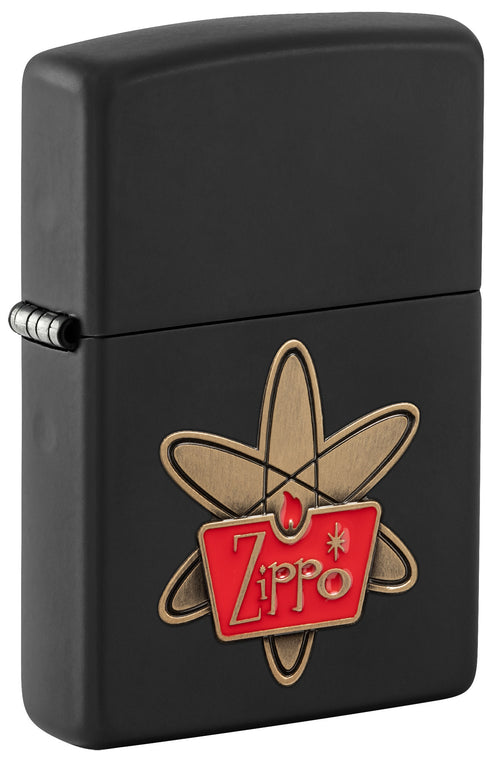 Zippo Atomic Zippo Retro Style, Black Matte Lighter #48920