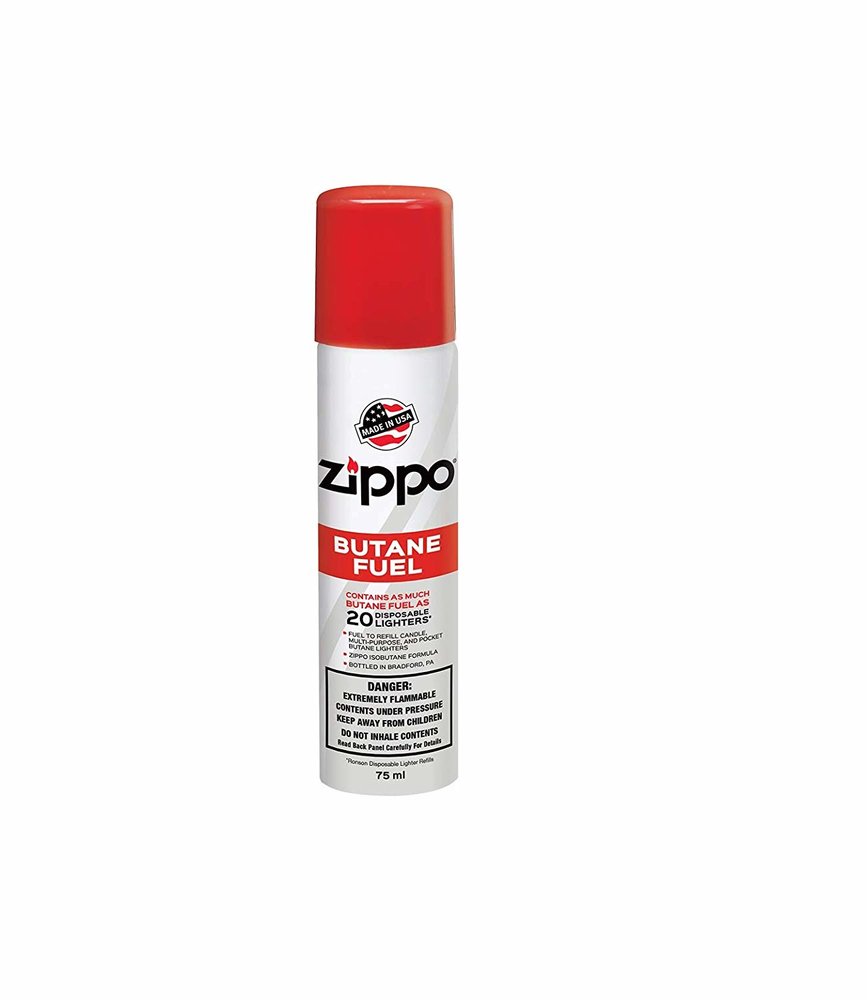 Zippo Premium Butane Fuel 75 ml, (12-Pack) #3815