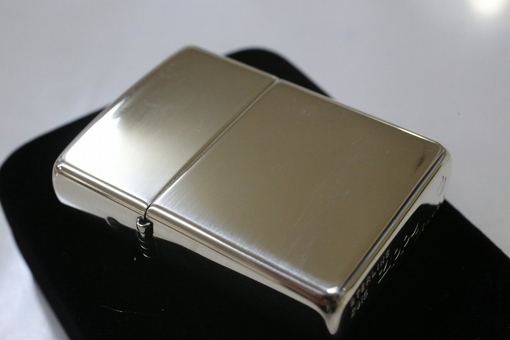 Zippo Armor Sterling Silver Lighter, High Polish Chrome Finish #26