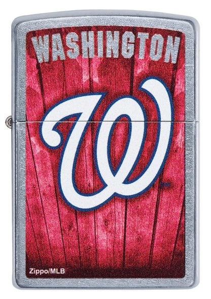 Zippo MLB Washington Nationals Baseball Team, Street Chrome Finish Lighter #29977