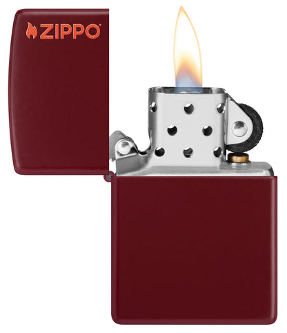 Zippo Classic Merlot with Zippo Logo, Base Model Lighter #46021ZL