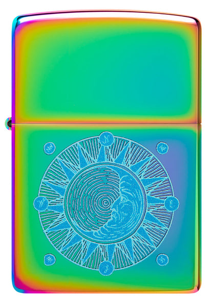 Zippo Sun and Moon Design, Multi Color Lighter #48960