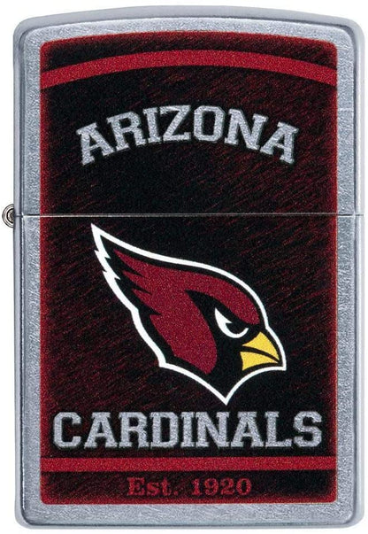 Zippo NFL Arizona Cardinals, Street Chrome Finish, Windproof Lighter #29932