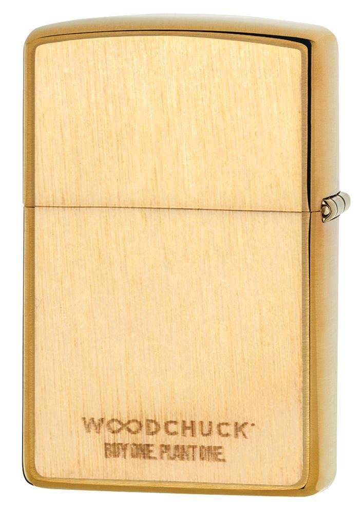 Zippo WOODCHUCK USA Birch, 100% Real Wood Genuine Windproof Lighter #49082
