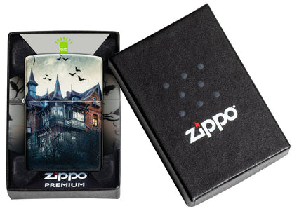 Zippo Horror House Design, 540 Glow-In-The-Dark Lighter #48922