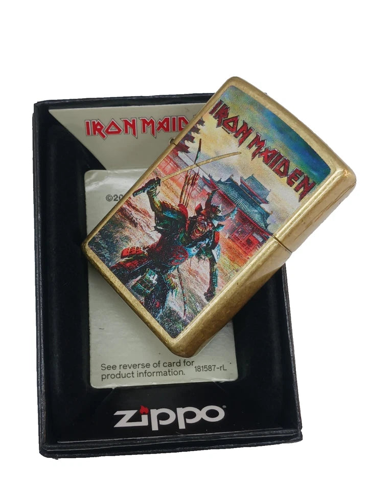 Zippo Iron Maiden Design, Street Brass Lighter #46988