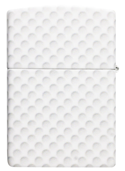 Zippo Golf Ball Logo, White Matte Lighter #47211