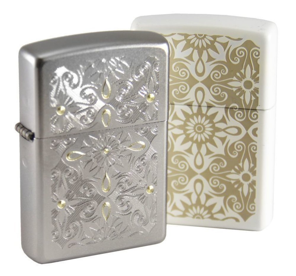 Zippo Classical Curve Design, Satin Chrome Lighter #28457