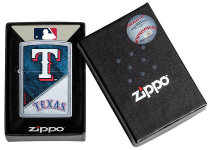 Zippo MLB Texas Rangers, Street Chrome Lighter #49751