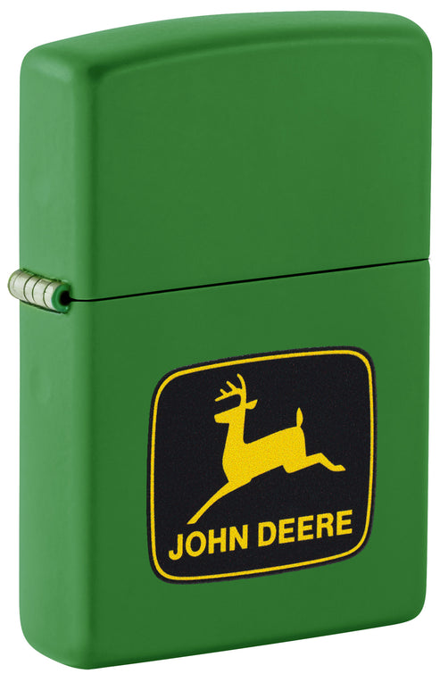 Zippo John Deere Logo Design, Moss Green Finish Lighter #46765