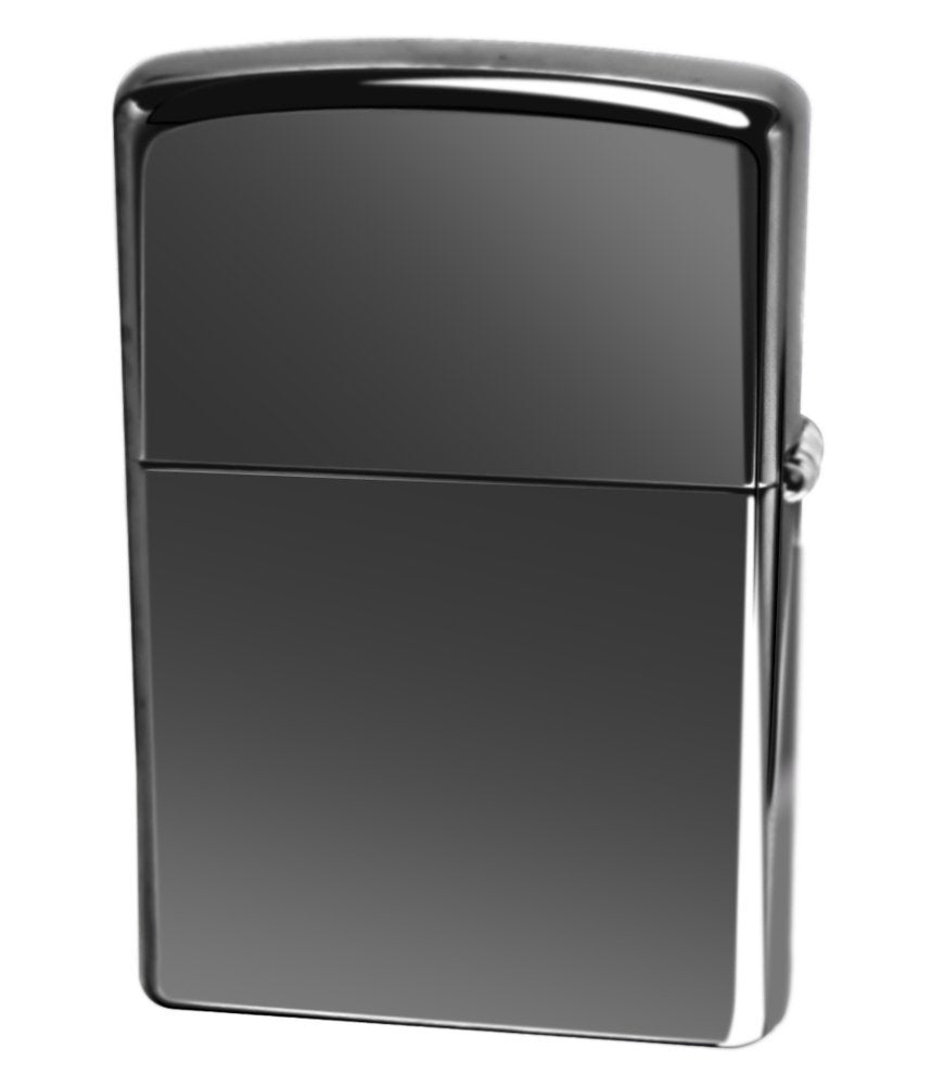 Zippo Classic High Polish Black Base Model Lighter #24756