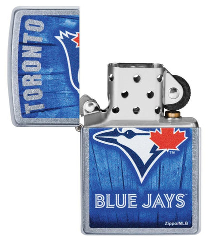 Zippo MLB Toronto Blue Jays Baseball Team, Street Chrome Lighter #29970