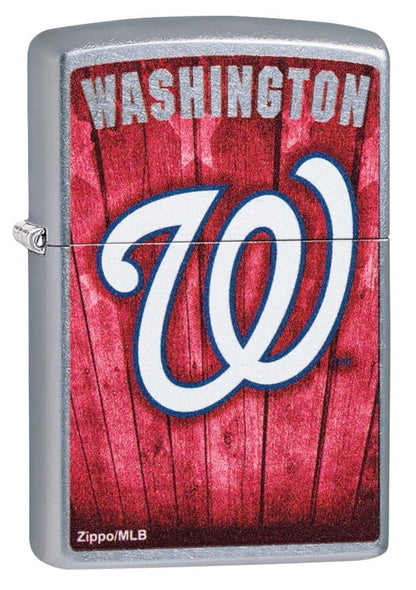 Zippo MLB Washington Nationals Baseball Team, Street Chrome Finish Lighter #29977