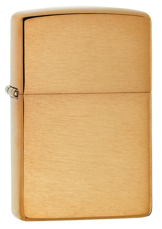 Zippo Classic Brushed Brass Lighter #204B