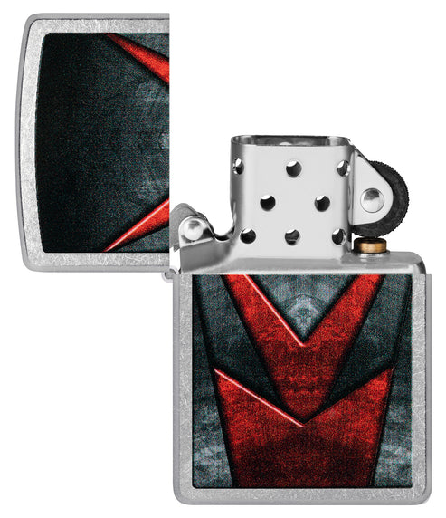 Zippo Metallic Pattern Design, Street Chrome Lighter #46163