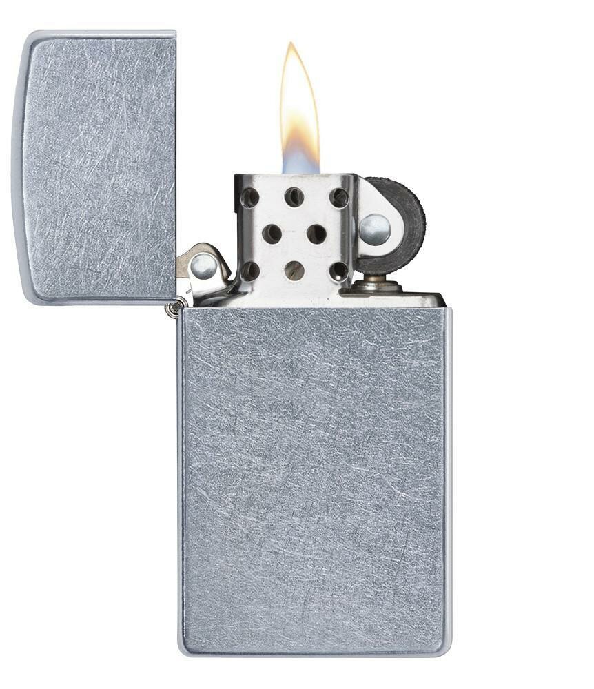 Zippo Slim Street Chrome Lighter #1607