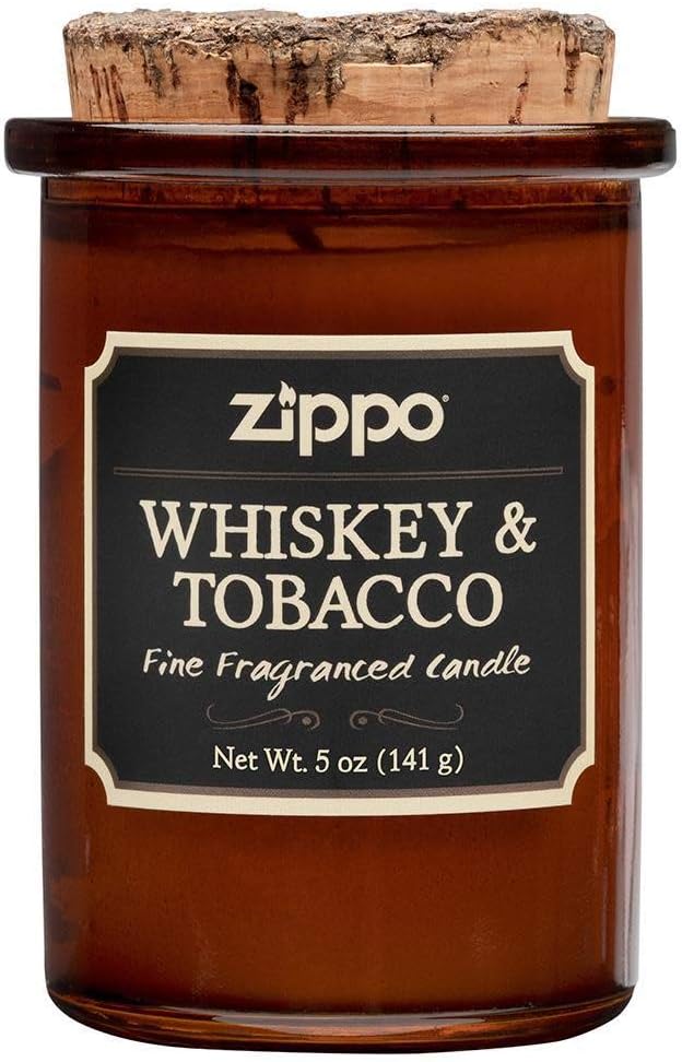 Zippo Whiskey & Tobacco Spirit Candle – Lighter Flick