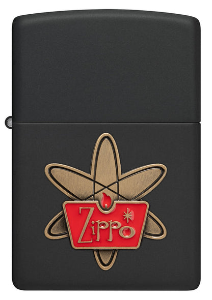 Zippo Atomic Zippo Retro Style, Black Matte Lighter #48920