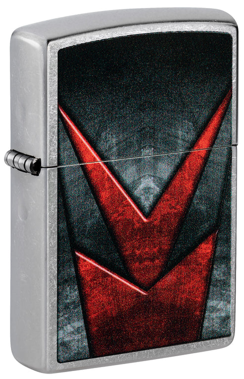 Zippo Metallic Pattern Design, Street Chrome Lighter #46163