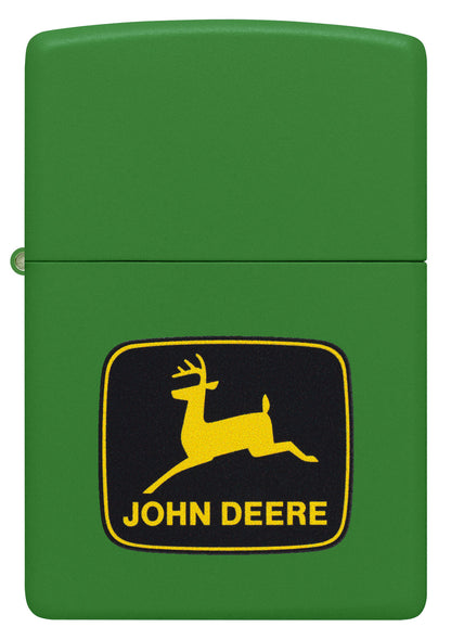 Zippo John Deere Logo Design, Moss Green Finish Lighter #46765