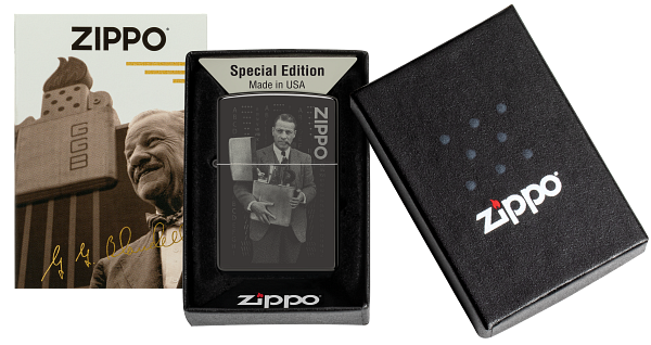 Zippo Founders Day 2023 Design, Laser Two Tone Lighter #48702