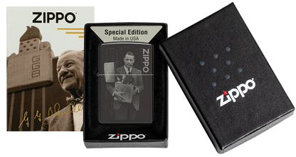 Zippo Founders Day 2023 Design, Laser Two Tone Lighter #48702